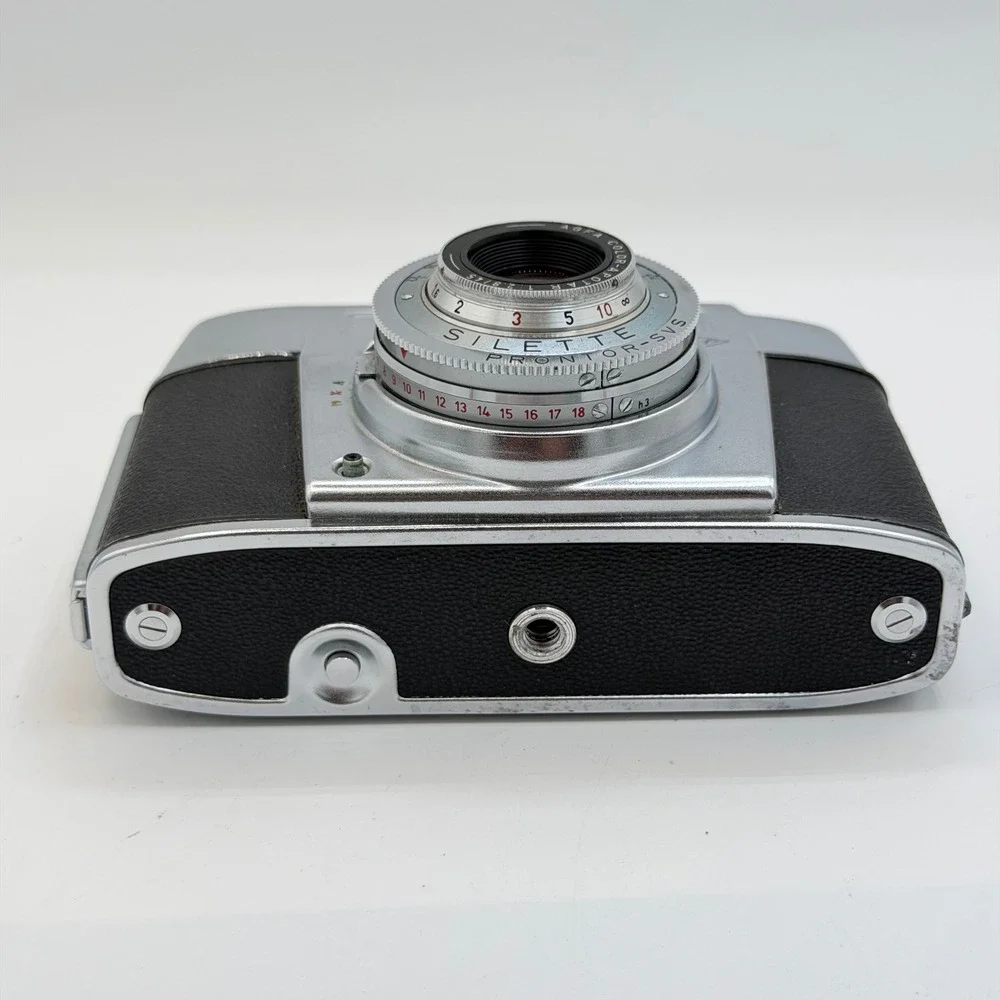 Agfa Silette 35mm Film Camera Color-Apotar 2.8 45mm Lens Prontor-SVS Germany